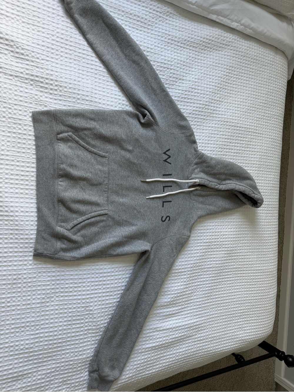 Jack Wills Gray Zip-Up Hoodie Sweater